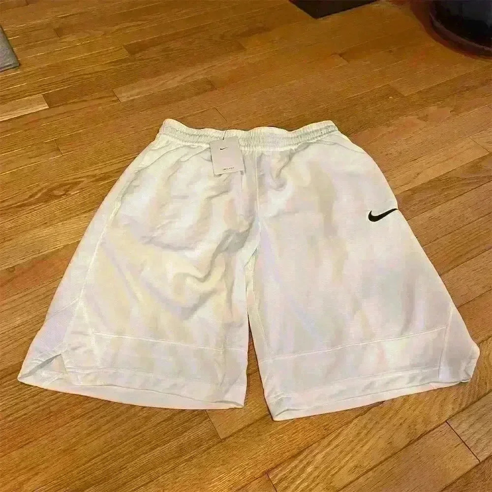 Nike Men's Dri-Fit Icon Basketball Shorts White Size S